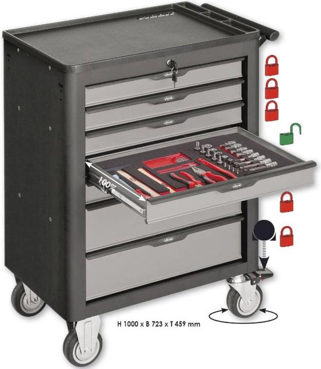 Produktbild Vigor Werkstattwagen Series L ∙ leer ∙ V1901 (1x)