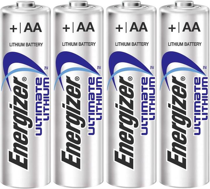 Produktbild Energizer Mignon (AA)-Batterie Lithium Ultimate FR6 (4 Stk., AA, 3000 mAh)