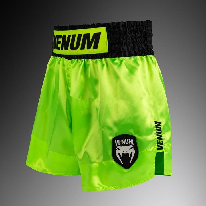 Actual product image Venum Muay Thai Shorts Classic Evo – Neon Yellow/Black – XXL (XXL)