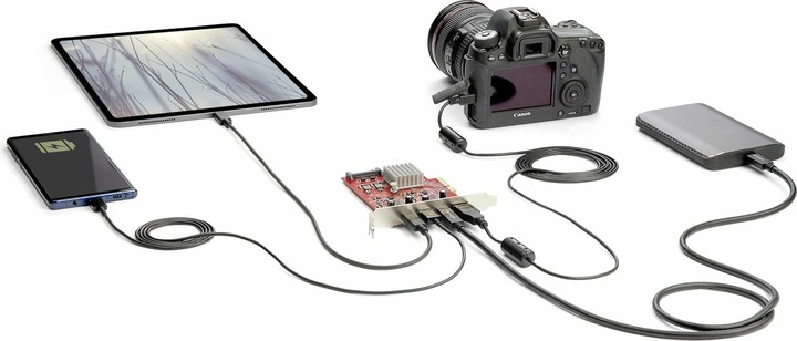 Image du produit StarTech Carte PCIe USB 4 ports