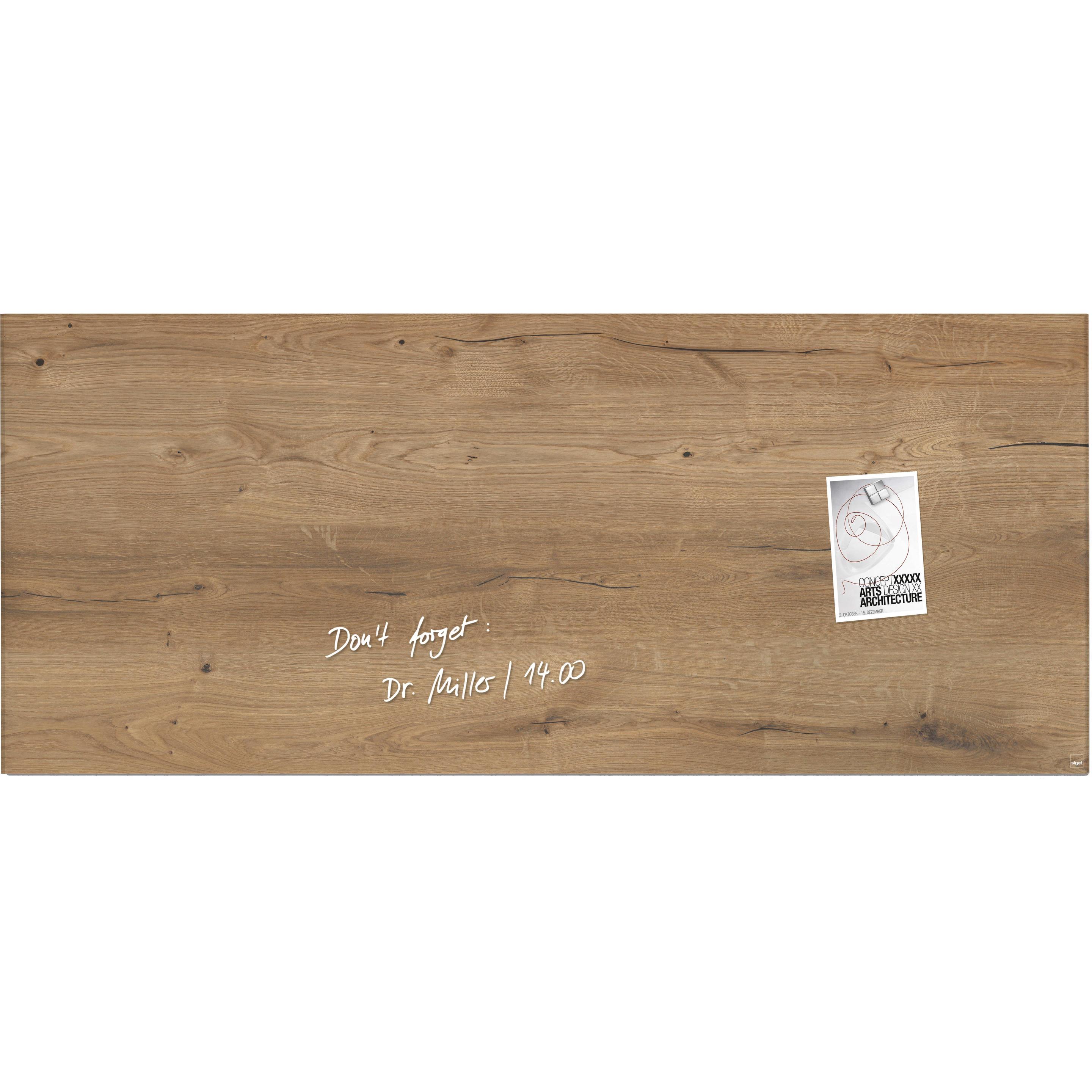 Sigel, Pinnwand, Artverum (Magnettafel, 130 x 55 cm)