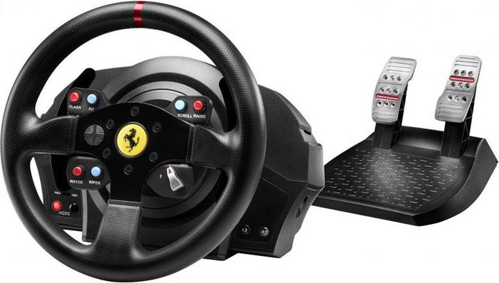 Actual product image Thrustmaster T300 Ferrari Integral RW Alcantara Edition (PC, PS3, PS4, PS5)