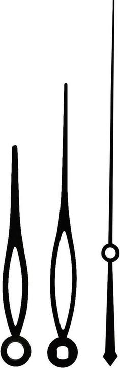 Wijzerset Modern Aluminium Sc