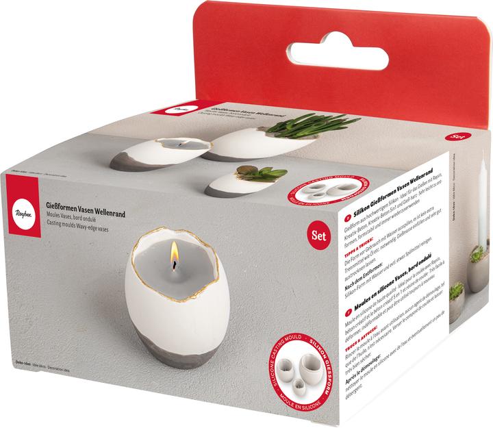 Image du produit Rayher Silikon Giessform "Vase Wellenrand"