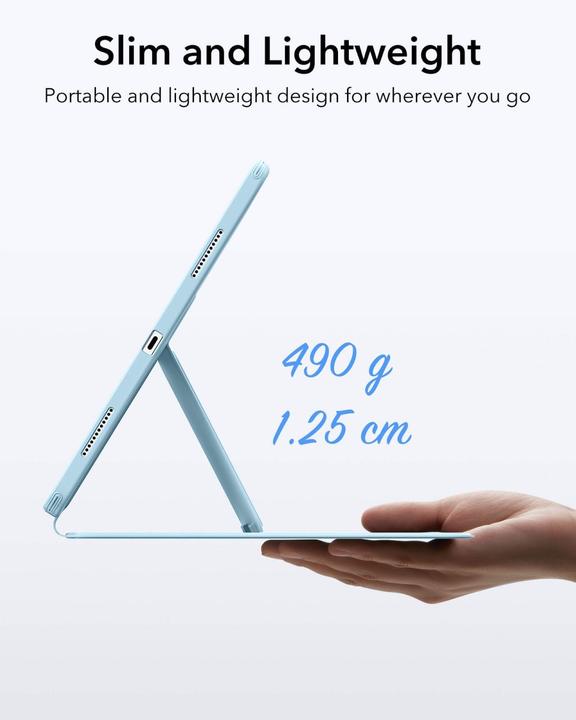 Produktbild ESR - Flip Hybrid - iPad Air 13 (2024) / Air 13 (2025) - Sky Blue (Apple iPad Air 13 2024, Apple iPad Air 13 2025)