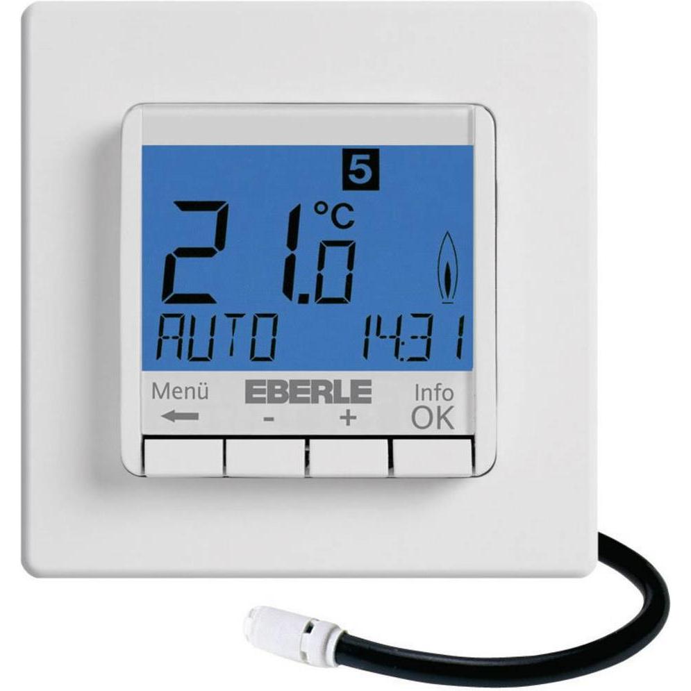 Eberle Controls Raumthermostat Unterputz Woche, Thermostat, Weiss