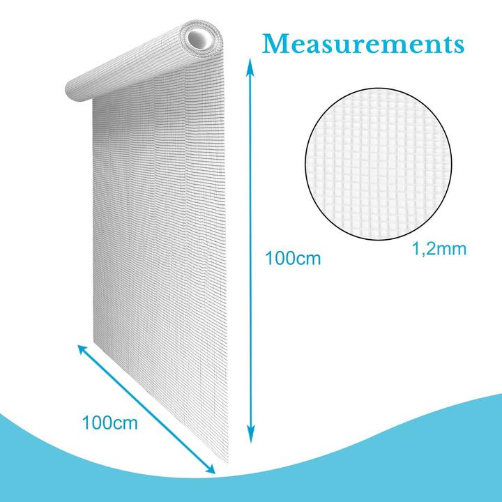 Image du produit Intirilife Moustiquaire en blanc largeur 100cm (100 x 100 cm)