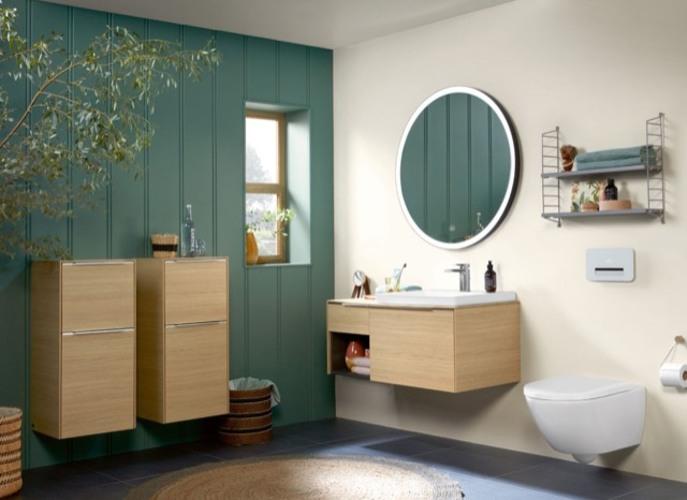 Actual product image Villeroy & Boch Subway 3.0, side cabinet, 1 drawer and 1 door stop (hinge) left, C59402
