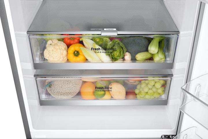 Image du produit LG GBB567PZCMB Réfrigérateur Congélateur 462 L E Acier inoxydable (462 l)