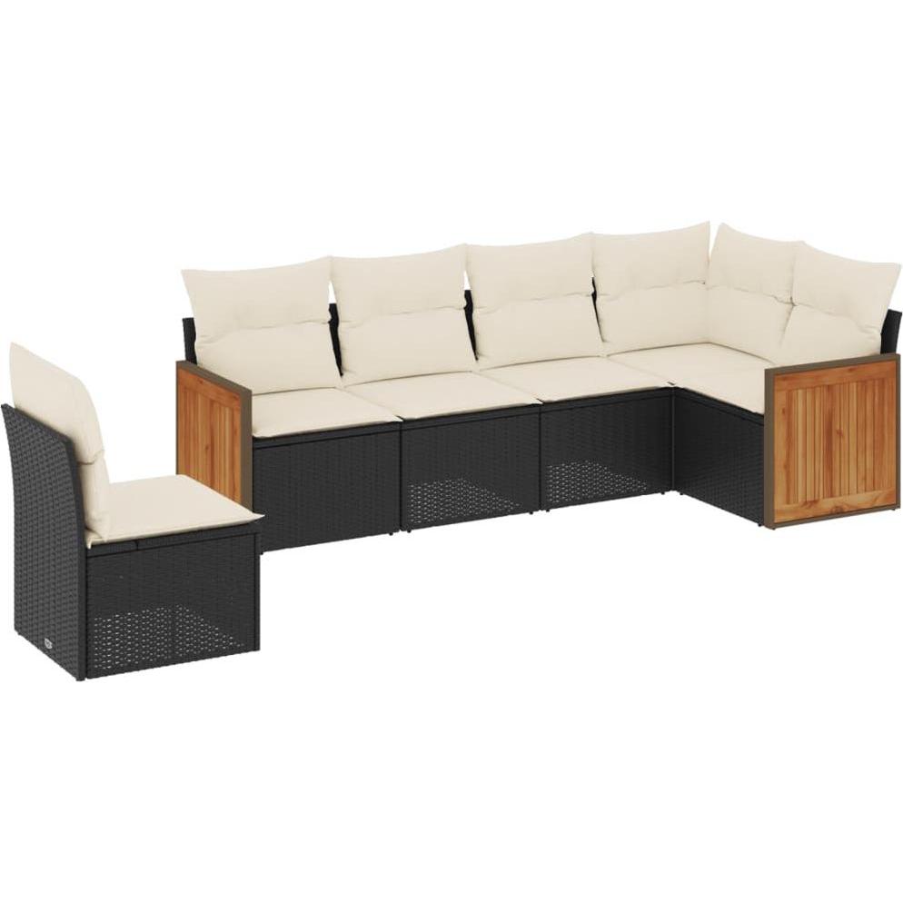VidaXL, Gartenlounge, 10-tlg. Garten-Lounge-Set mit Kissen