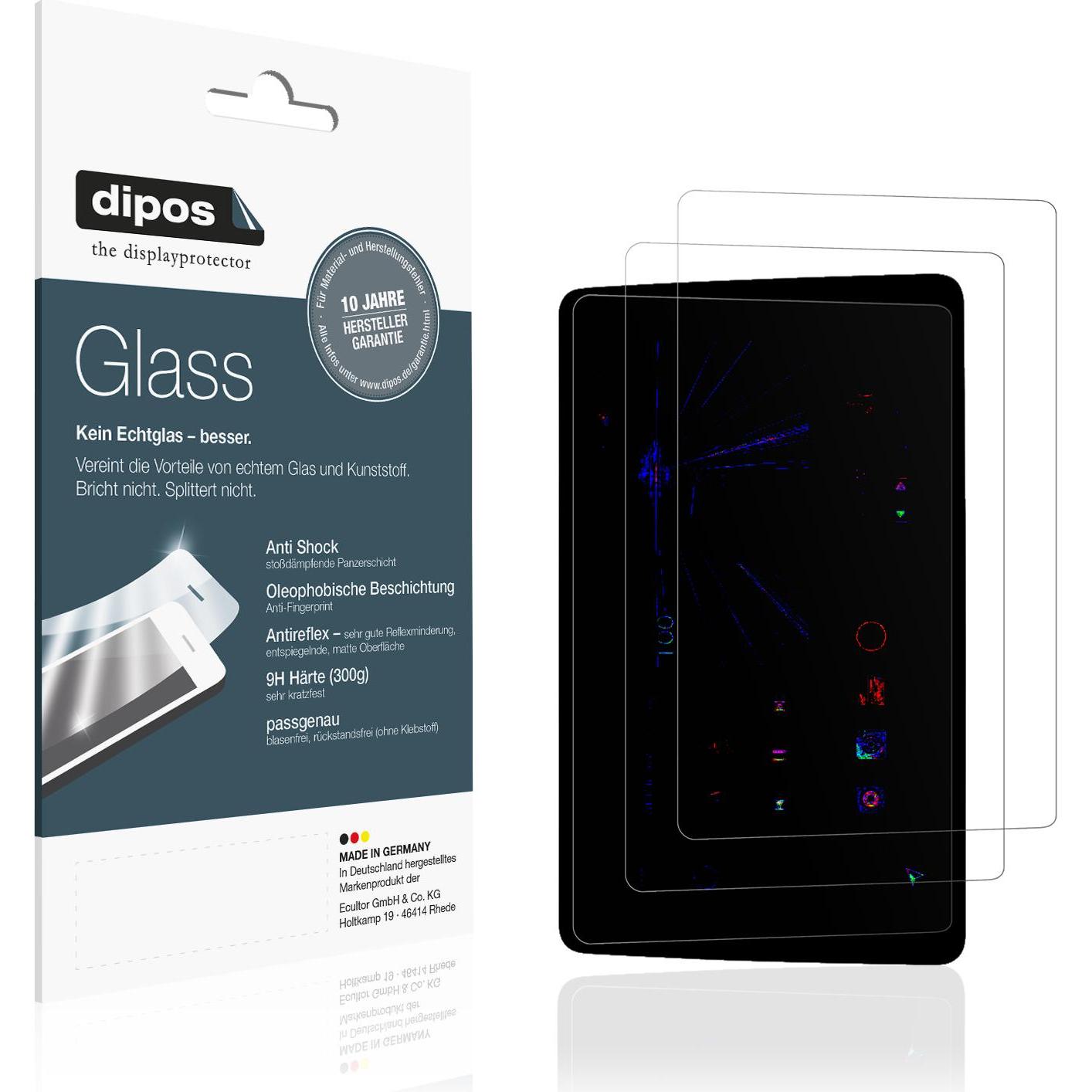 Dipos, Fahrzeug Navigation Zubehör, Anti-Shock Displayschutz Matt 9H