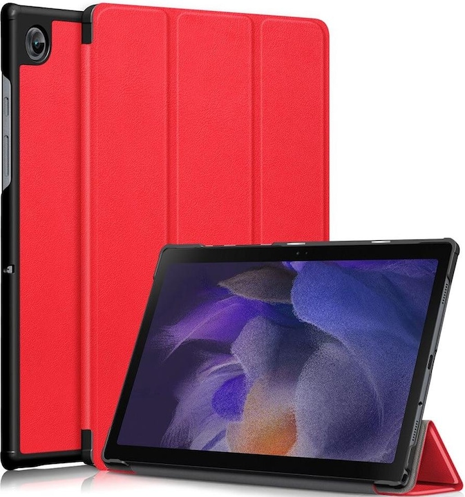 Cover-Discount Galaxy Tab A7 Lite - Tri-fold Smart Case rot (Galaxy Tab A7 Lite)