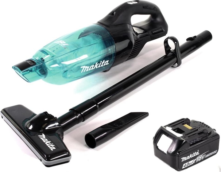Actual product image Makita DCL281 FM1B Battery Vacuum Cleaner 18V + 1x Battery 4.0Ah - without charger