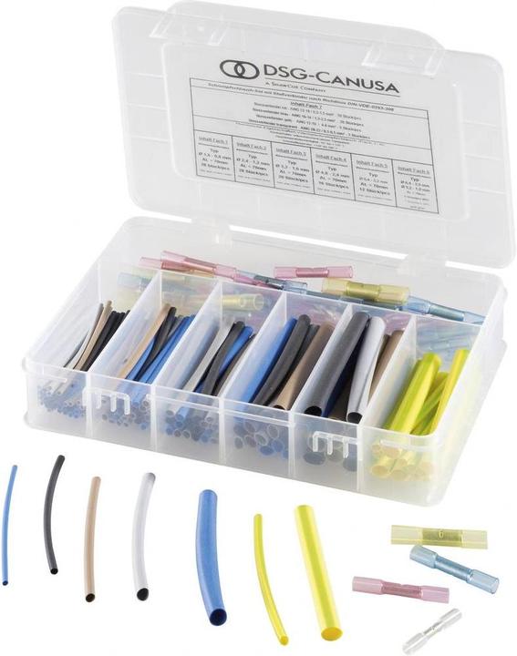 Actual product image DSG Canusa Shrink tubing assortment Schr (166 x)