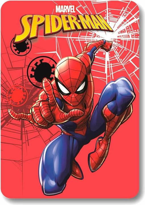 Produktbild Procos Spiderman Roter Fleece Bettdecke 100x140cm (140 x 100 cm)