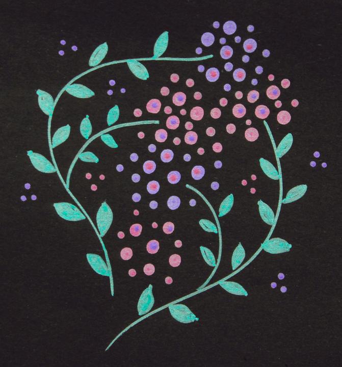 Actual product image Idena Metallic Dot Marker DUO 12 colours (12 x)