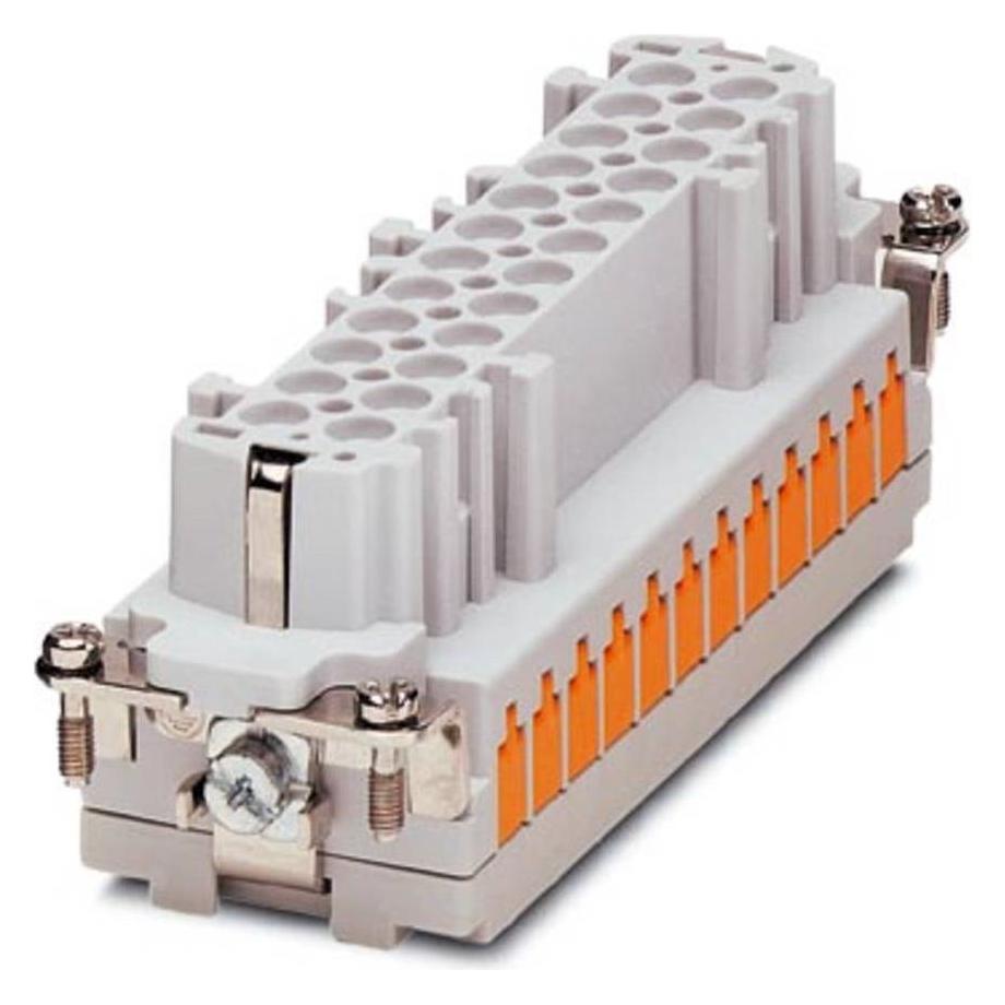 Phoenix Contact Stifteinsatz HC-B 1605585 24 +, Elektronikkabel + Stecker, Grau