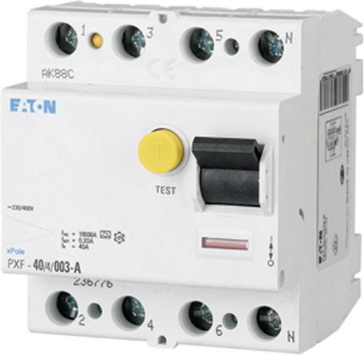 Eaton Disjoncteur différentiel 4 pôles 25 A