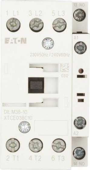 Produktbild Eaton Leistungsschütz DILM DILM38-10(230V50HZ,240V60HZ) 1 Schliesser 230 V/AC 50 Hz/240 V/AC 60 Hz