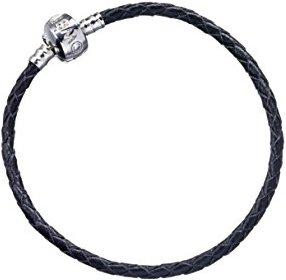 Produktbild GED Harry Potter Black Leather Charm Bracelet 17cm (17 cm, Leder)