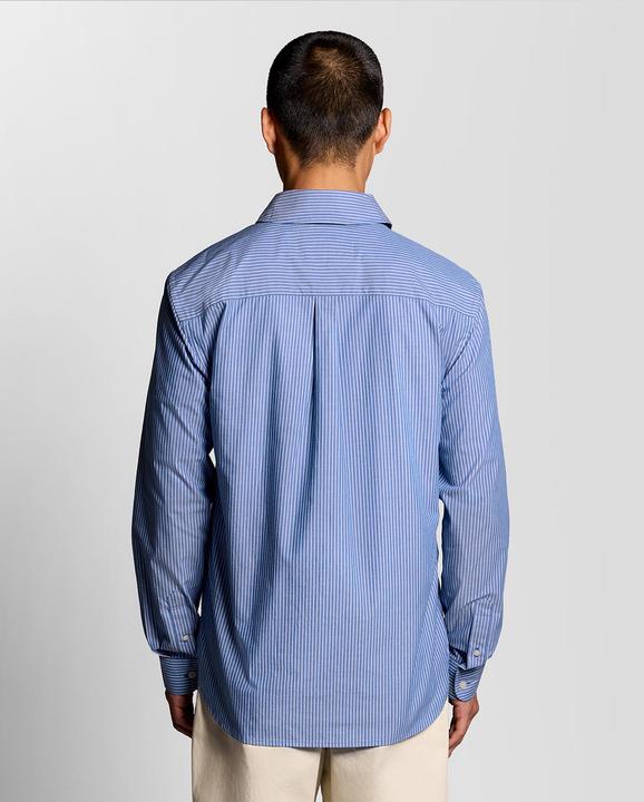 Produktbild Lyle and Scott Langarmhemd mit Doppelstreifen (XL)