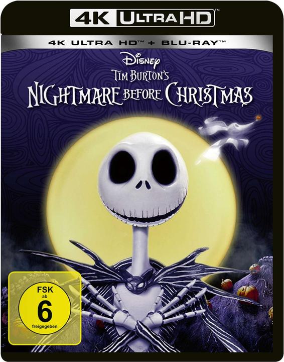 Produktbild Nightmare before Christmas - 4K (4k Blu-ray, Deutsch, Englisch)