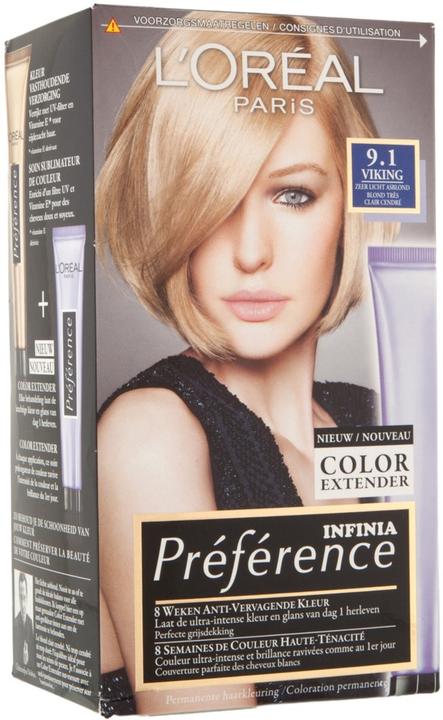 L'Oréal Paris L'Oreal Paris Preference 9.1 Very Light Ash Blonde Hair Color (9.1 Blond cendré très clair)