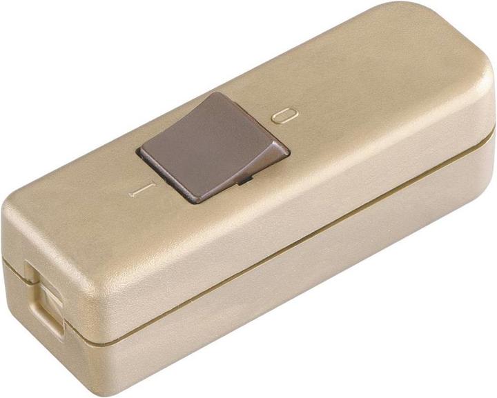 Produktbild interBär Schnurschalter Gold 1 x Aus/Ei