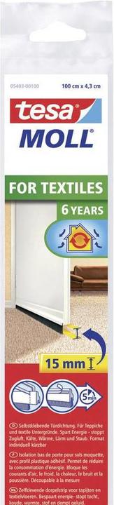 Actual product image tesa Tesamoll Door Sealing Rail Textile Floors