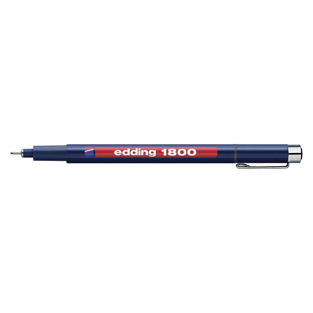 Edding, Schrijfpennen, 1800 Profipen 0, 1 Zwart