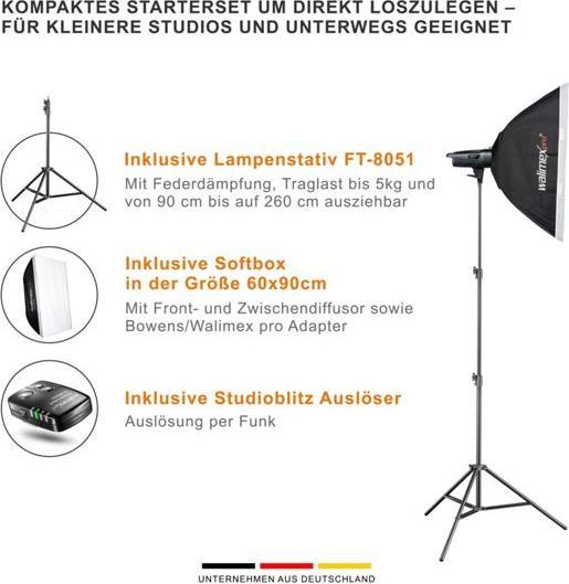 Actual product image Walimex pro Emerger 400 Set Single (400 W, Set)