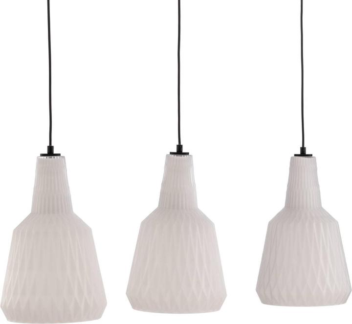 Actual product image Lindby Hängeleuchte Belarion, opal, 3-flg., Glas, Ø 23 cm (E27)