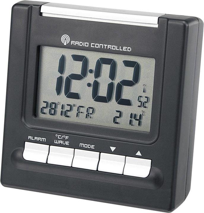 Produktbild Funk Wecker RC195 Schwarz Alar