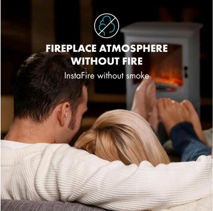 Produktbild Klarstein Meran Elektrischer Kamin Weiss