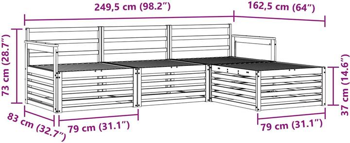 Immagine prodotto vidaXL Outdoor-Sofa