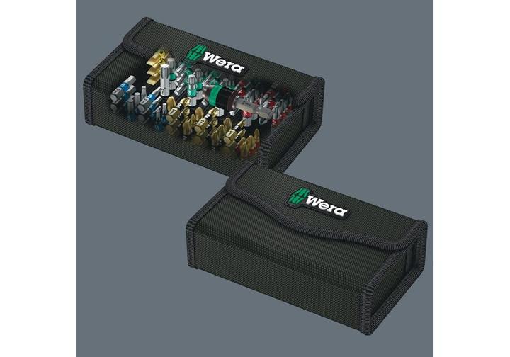 Actual product image Wera Bit set 61 pieces Bit-Safe 61 W (Cross Pozidriv PZ)