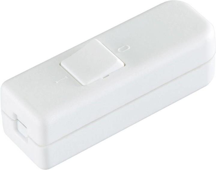 interBär Schnurschalter Weiss 1 x Aus/E