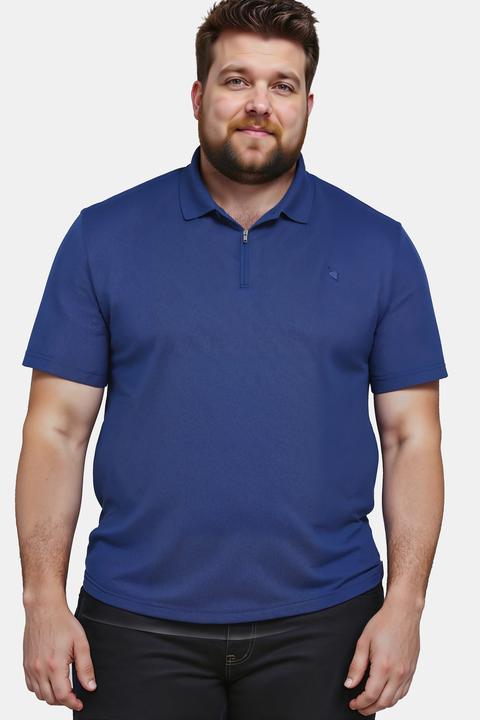 Image du produit Boston Park Polo à manches courtes, tissu piqué texturé, fermeture zippée - jusqu'au 86/88 (54)