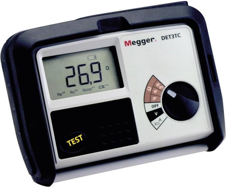 Megger DET3TC Earth meter, earth resistance (CAT IV)