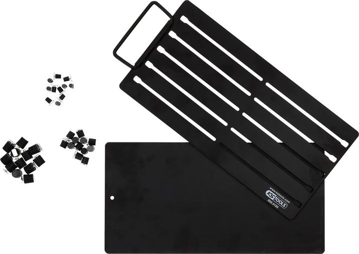 Actual product image KS Tools Magnetic socket organiser system 3 sockets 800.0185