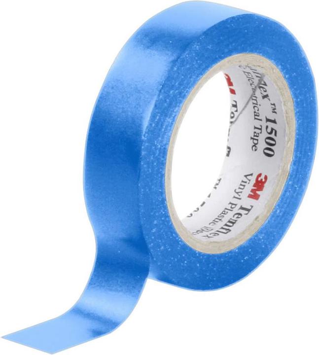 Image du produit 3M Ruban isolant Temflex 1500 bleu (15 mm)