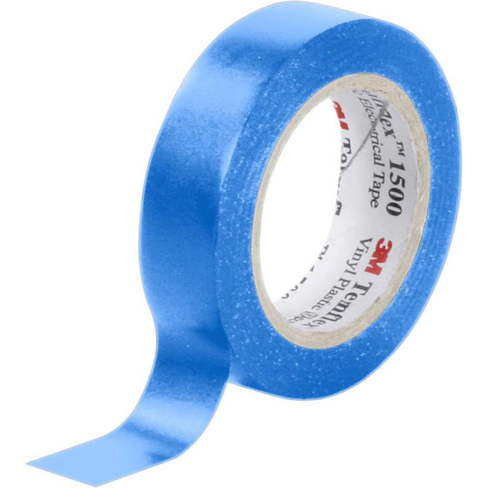 3M, Klebeband, Isolierband Temflex 1500 Blau (15 mm)