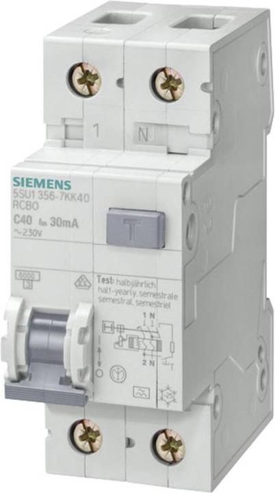 Produktbild Siemens FI-Schutzschalter 1polig 20 A
