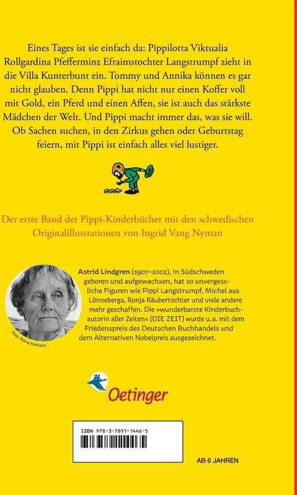 Actual product image Pippi Langstrumpf (German, Astrid Lindgren, Cäcilie Heinig, Ingrid Vang Nyman, 2020)