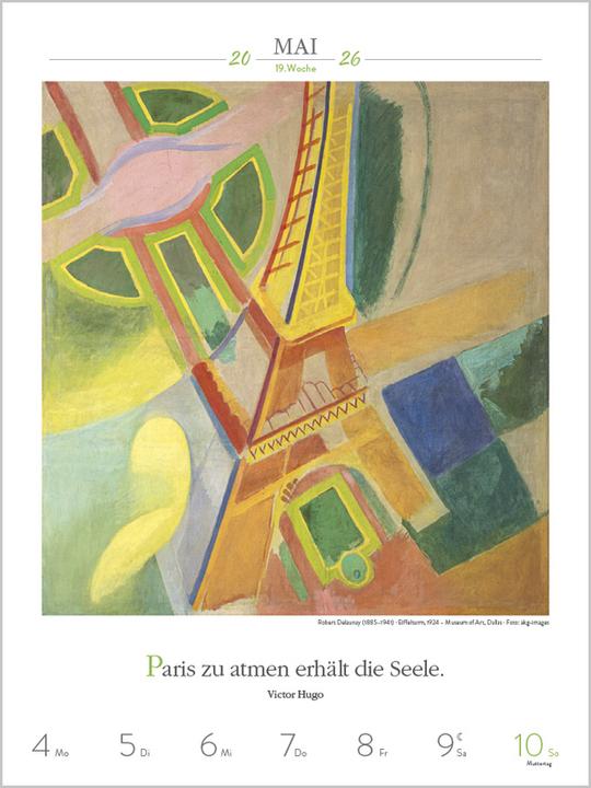 Produktbild Literaturkalender Kunst 2026 (32 x 24 cm)