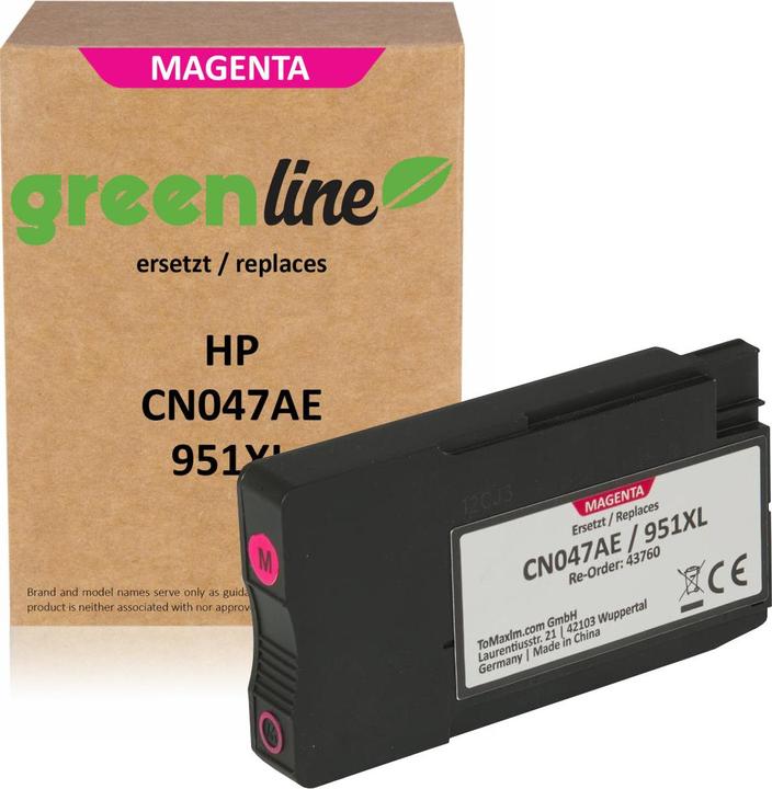 Actual product image Inkadoo greenline Compatible Inks for HP OfficeJet Pro 251 (M)