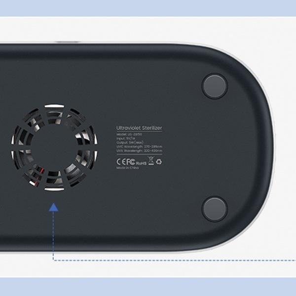 Image du produit Usams Boîte de stérilisation UV avec station de charge Qi