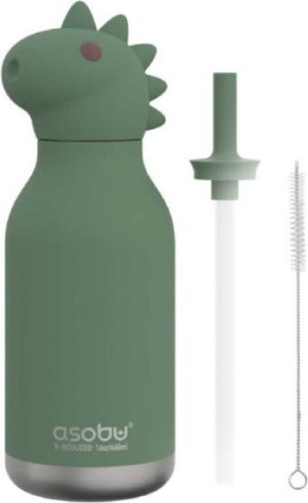 Actual product image Asobu Beasts Dinosaur - Thermos Bottle With Straw 460 Ml (0.46 l)