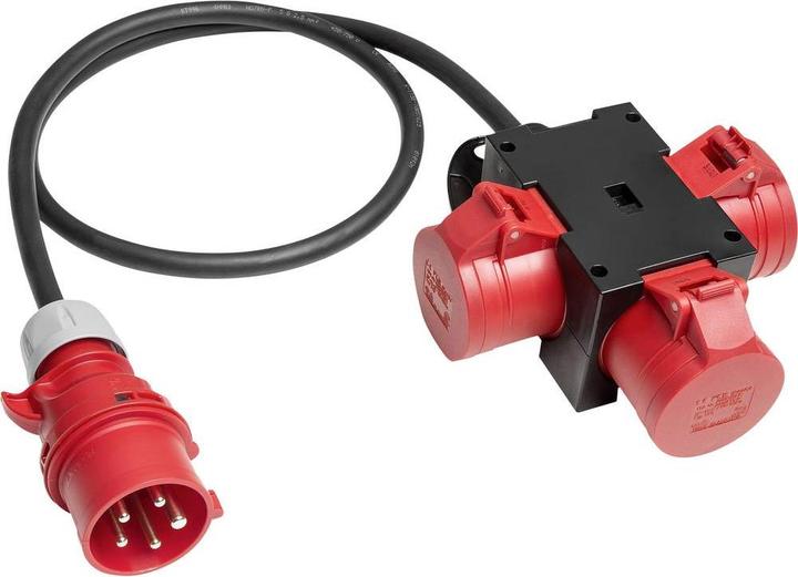 Produktbild PCE CEE Stromverteiler (3x, CEE 16/5)