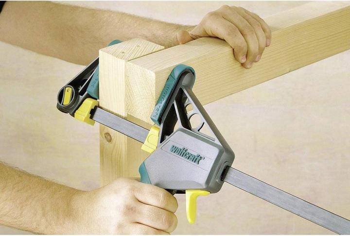 Produktbild wolfcraft Einhandzwinge EHZ „PRO“ 100/450 mm (450 mm)
